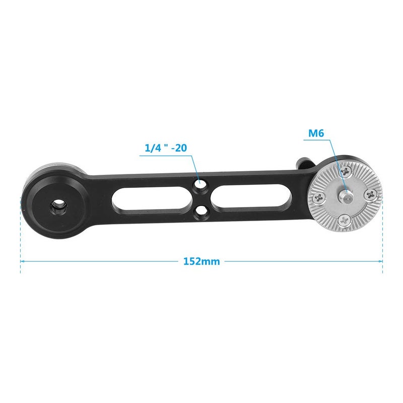 CAMVATE Versatile Extension Arm with M6 Rosette Mount for DSLR Camera Shoulder Mount Rig (Non-Stretch) - 2320 - Image 3